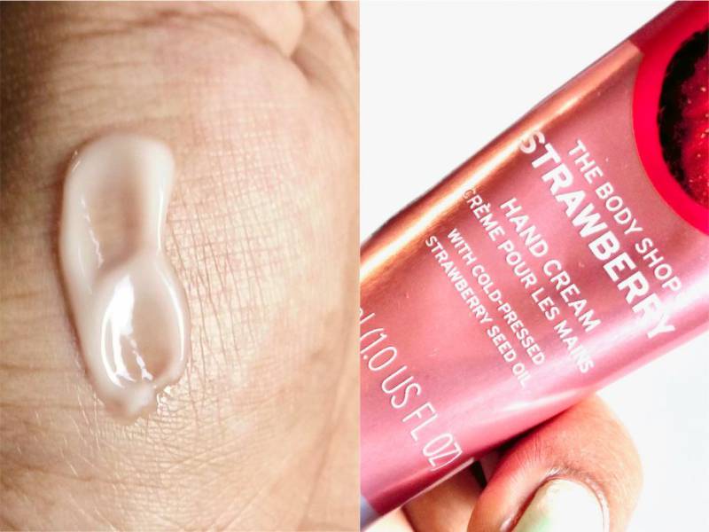 The Body Shop Strawberry Hand Cream 02