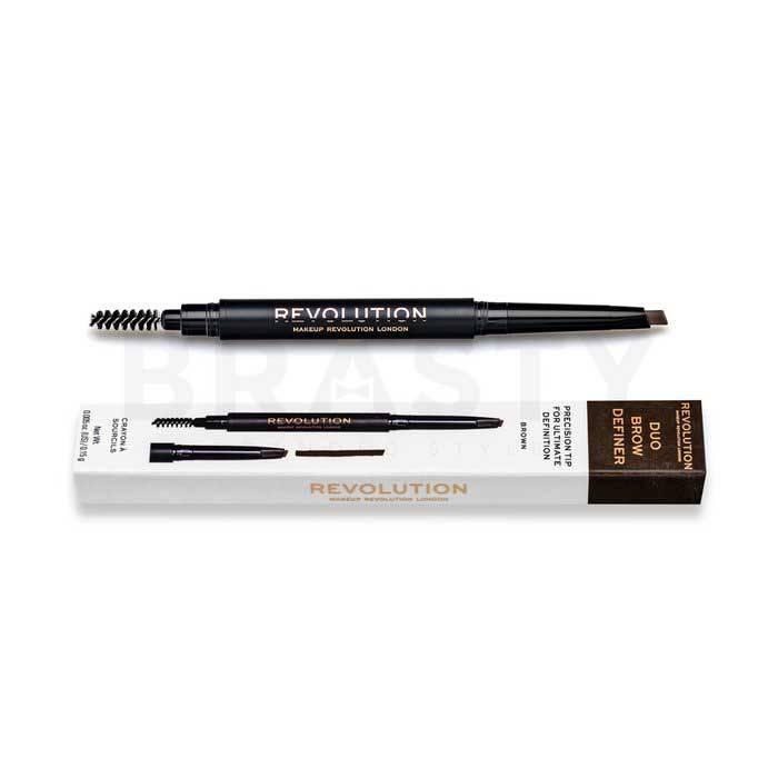 Zomorad.com photo Makeup Revolution Duo Brow Definer Precision Eyebrow Pencil 876759