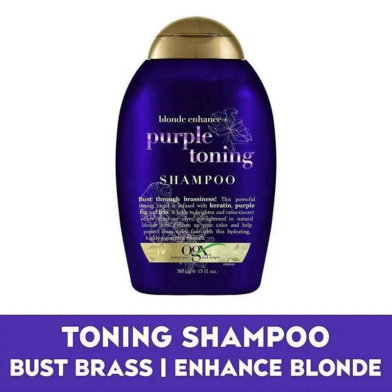 Zomorad.com photo OGX BLONDE ENHANCED PURPLE TONING SHAMPOO 03