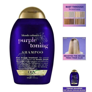 Zomorad.com photo OGX BLONDE ENHANCED PURPLE TONING SHAMPOO 04