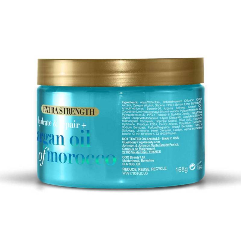 Zomorad.com photo OGX Extra Strength Hydrate Repair Argan Oil of Morocco Hair Mask Deep Moisturizing Conditioning Treatment 168 Grams 01