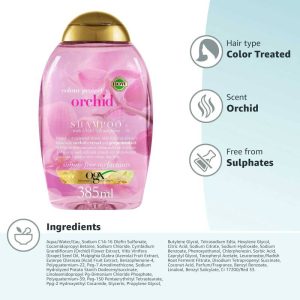 Zomorad.com photo OGX Fade Defying Orchid Oil Shampoo with UVAUVB Sun Filters 385 ml 02
