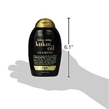 Zomorad.com photo OGX Hydrate Defrizz Kukui Oil Shampoo Sulphate free 385 ml 04