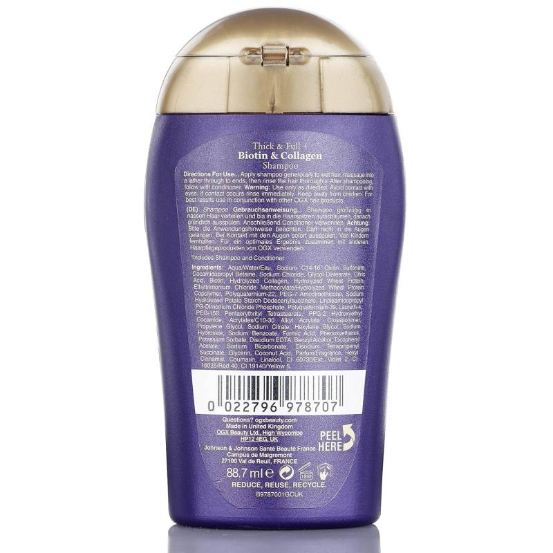 Zomorad.com photo OGX Travel Thick Full Biotin Collagen Shampoo 01