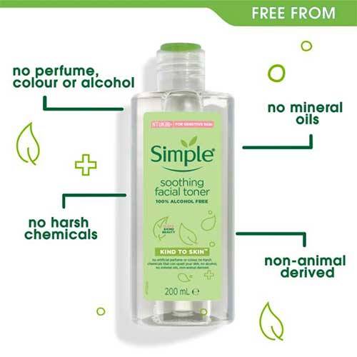 Zomorad.com photo Simple Kind To Skin Soothing Facial Toner 200ml 03