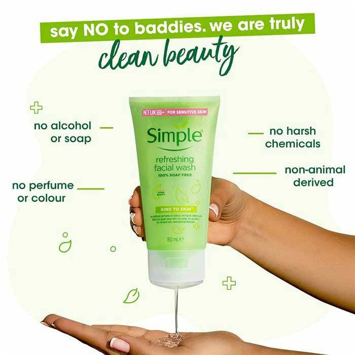 Zomorad.com photo Simple Kind to Skin Refreshing Facial Gel Wash 150 ml 01
