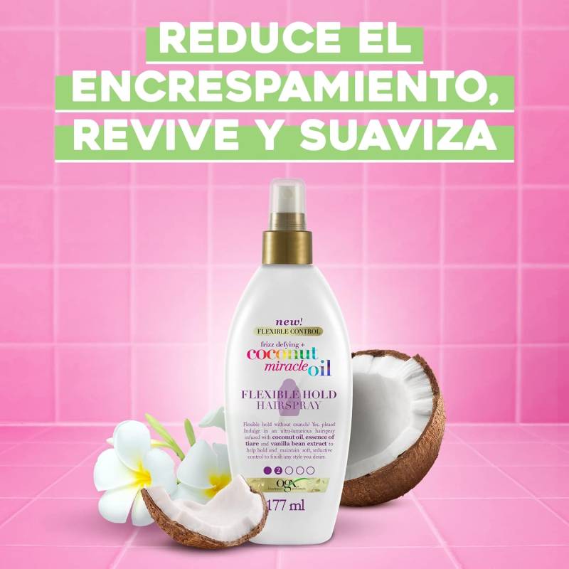 Zomorad.com photo ogx coconut miracle oil flexible hold hair spray 02