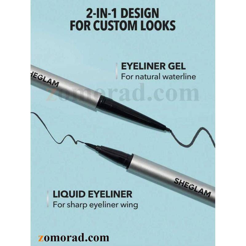 Zomorad.com photo Sheglam On Line Dual Eyeliner Black 01