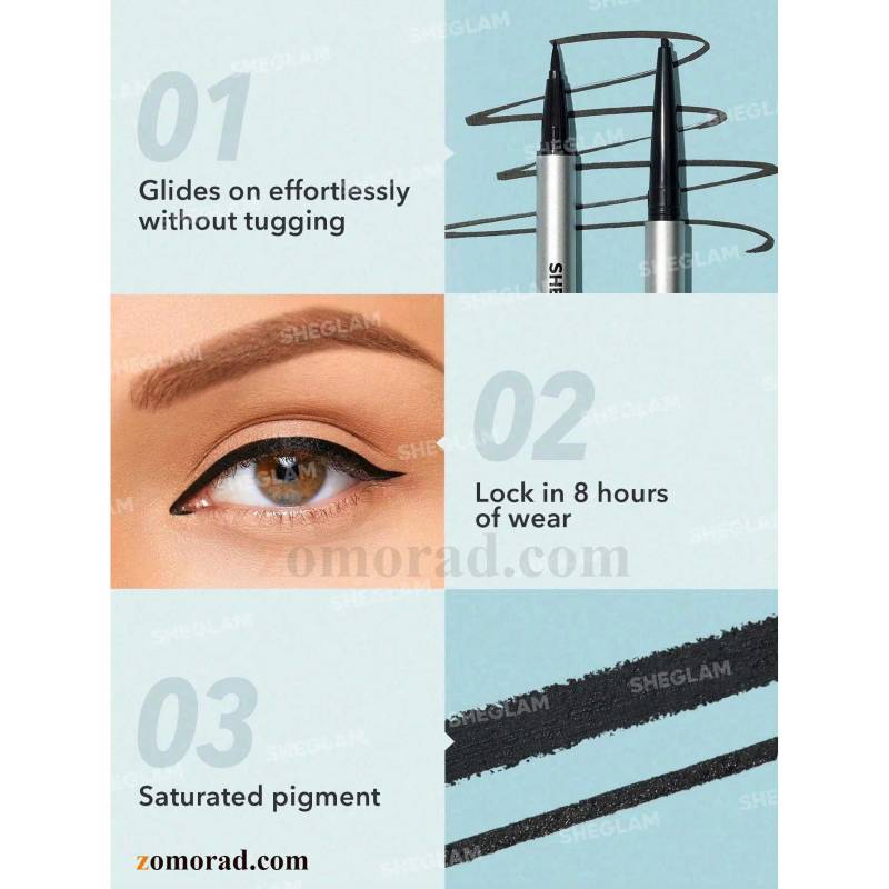 Zomorad.com photo Sheglam On Line Dual Eyeliner Black 02