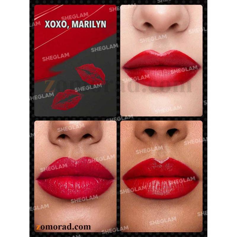 zomorad.com photo Marilyn Monroe X SHEGLAM The Icon Lipstick XOXO Marilyn 03