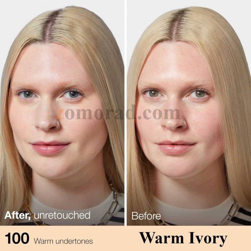 Zomorad.com photo MAYBELLINE FIT ME MATTE PORELESS FOUNDATION 100 Warm Ivory fa