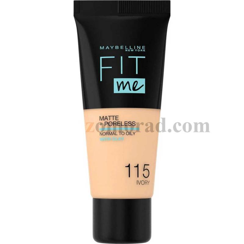 Zomorad.com photo MAYBELLINE FIT ME MATTE PORELESS FOUNDATION 115 IVORY pr