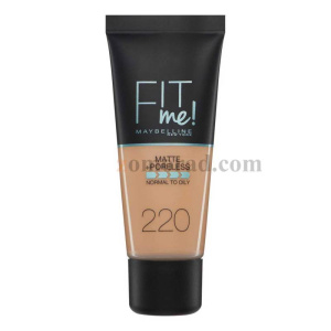 Zomorad.com photo MAYBELLINE FIT ME MATTE PORELESS FOUNDATION 220 NATURAL BEIGE pr