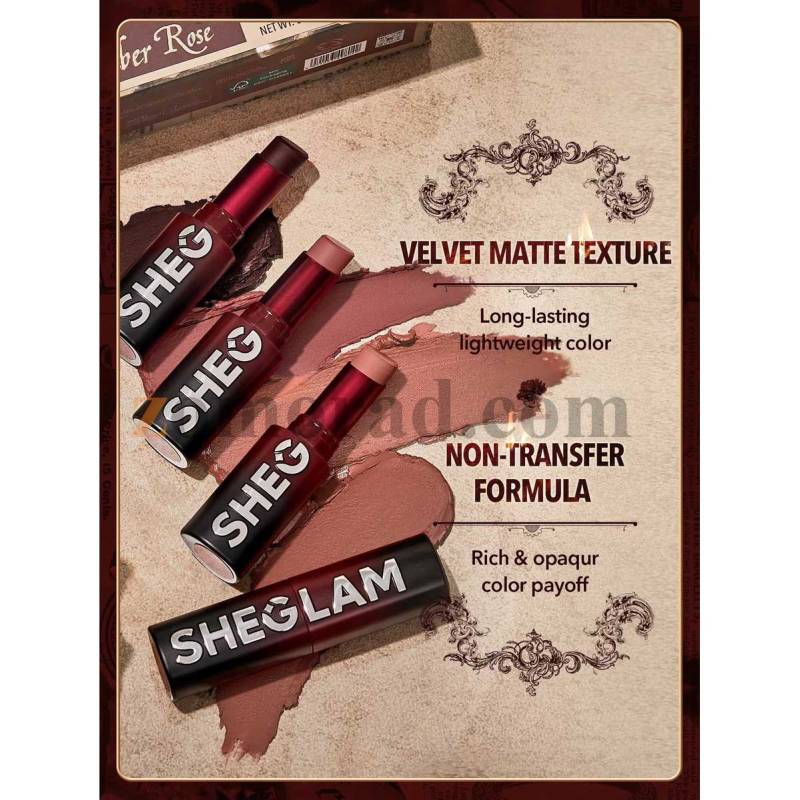Zomorad.com photos Sheglam Dynamatte Boom Long Lasting Matte Lipstick Ember Rose Ver. 17