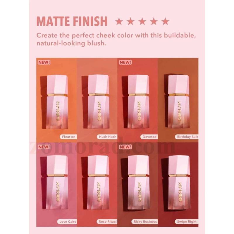 Zomorad.com photo SHEGLAM Color Bloom Liquid Blush Matte Finish 13