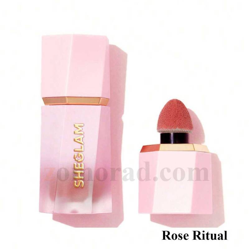 Zomorad.com photo SHEGLAM Color Bloom Liquid Blush Matte Finish Rose Ritual 01