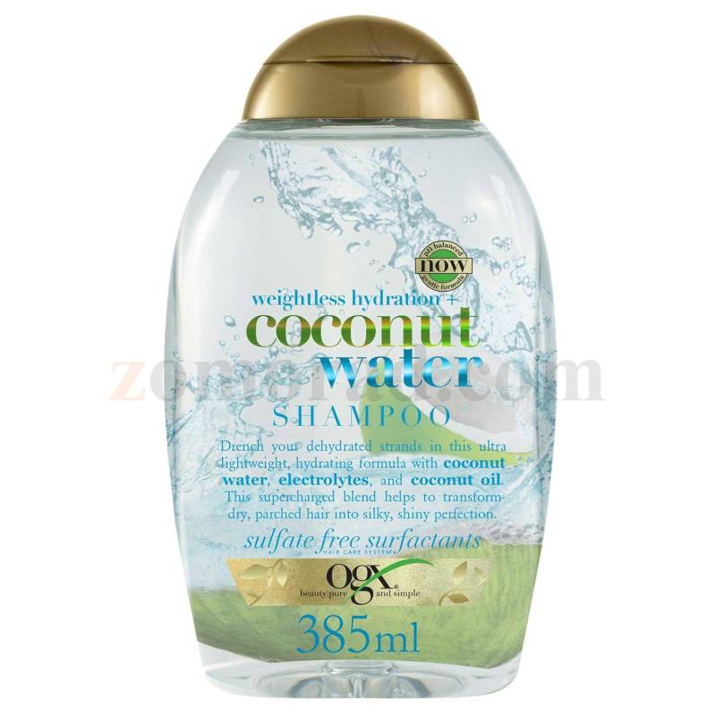 zomorad.com photo OGX Weightless Hydration Coconut Water Shampoo 01