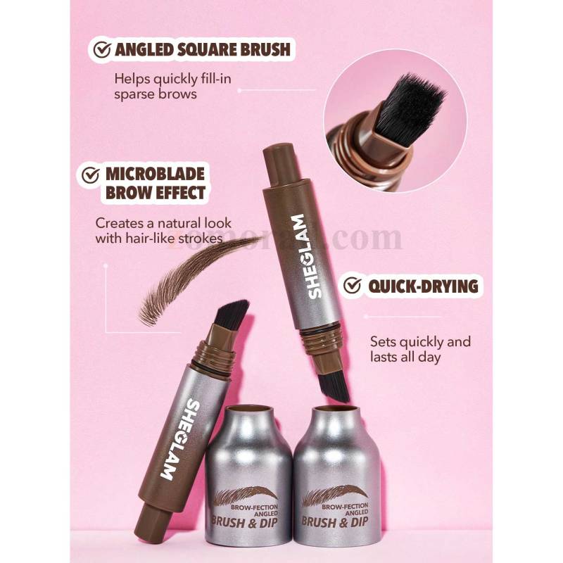 zomorad.com Photo Sheglam Brow Fection Angled Brush and Dip 16