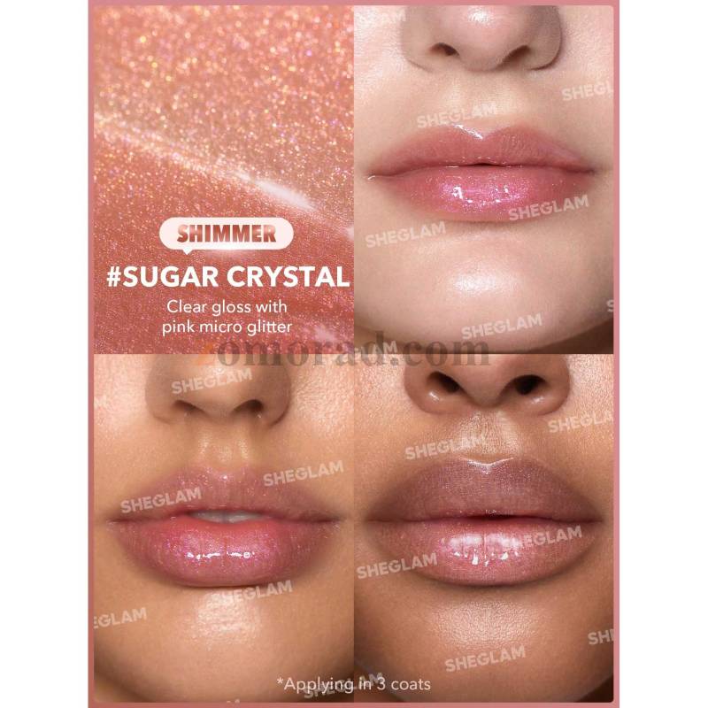 zomorad.com Photos Sheglam Pout Perfect Shimmer Lip Plumper Sugar Crystal 11