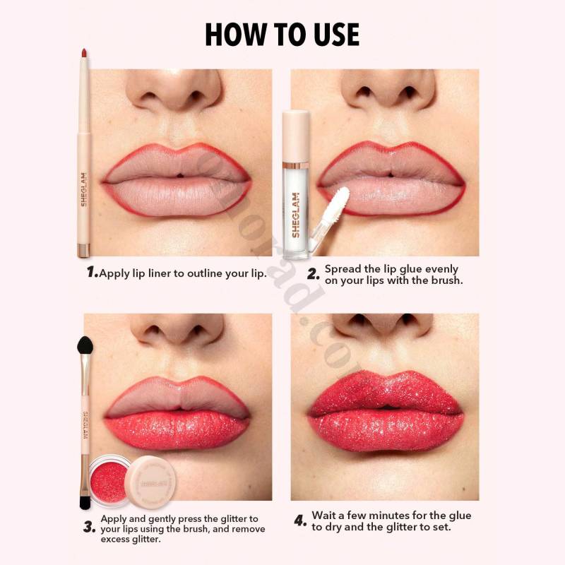 zomorad.com photo SHEGLAM Lip Dazzler Glitter Kit 13