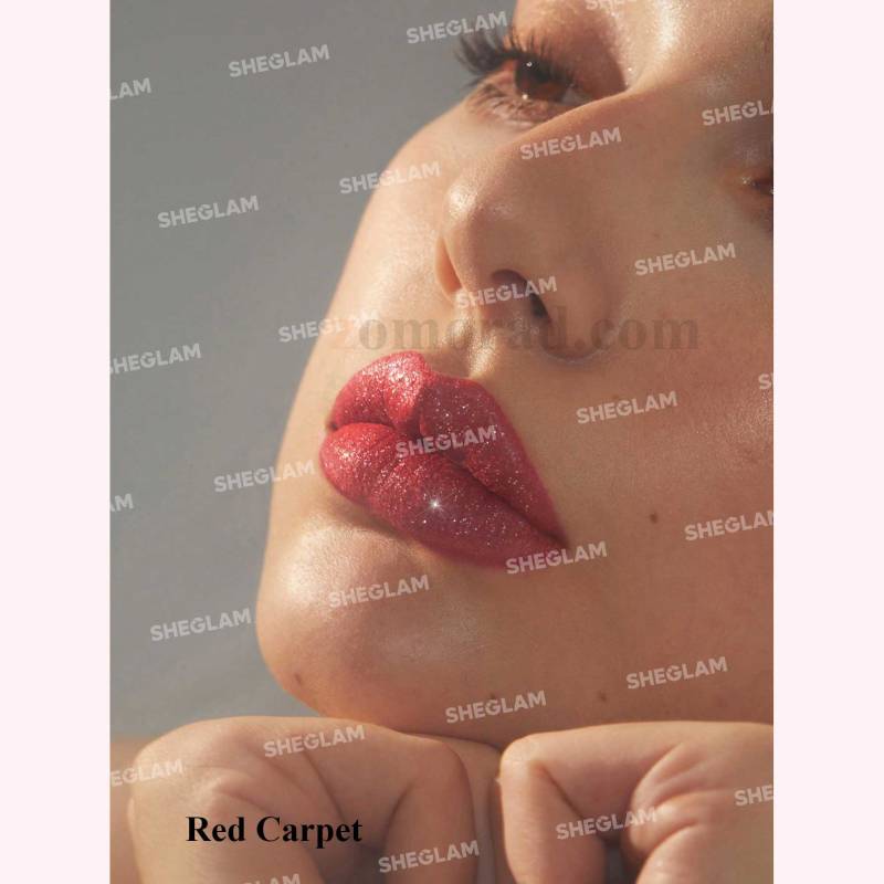 zomorad.com photo SHEGLAM Lip Dazzler Glitter Kit Red Carpet 10