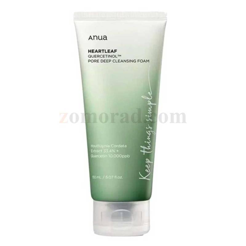zomorad.com photo Anua HEARTLEAF QUERCETINOL PORE DEEP CLEANSING FOAM 01