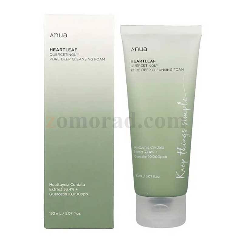 zomorad.com photo Anua HEARTLEAF QUERCETINOL PORE DEEP CLEANSING FOAM 02