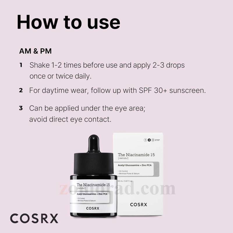 zomorad.com photo COSRX The Niacinamide 15 Serum 07