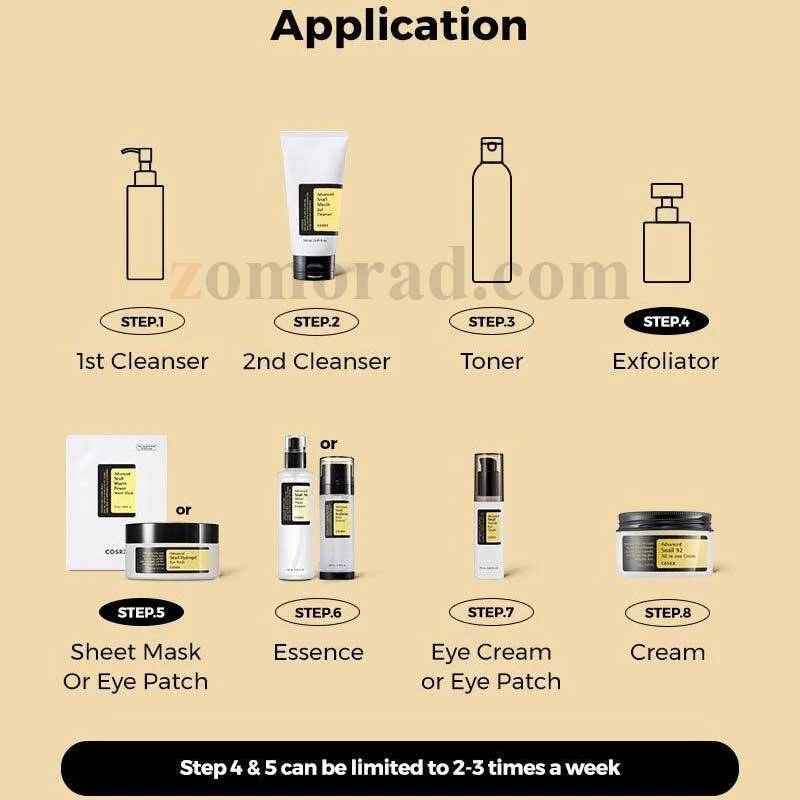zomorad.com photo COSRX Advanced Snail Mucin Power Sheet Mask 09