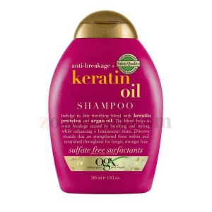 zomorad.com photo OGX ANTI BREAKAGE Keratin Oil Shampoo 01