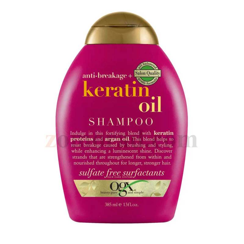 zomorad.com photo OGX ANTI BREAKAGE Keratin Oil Shampoo 01