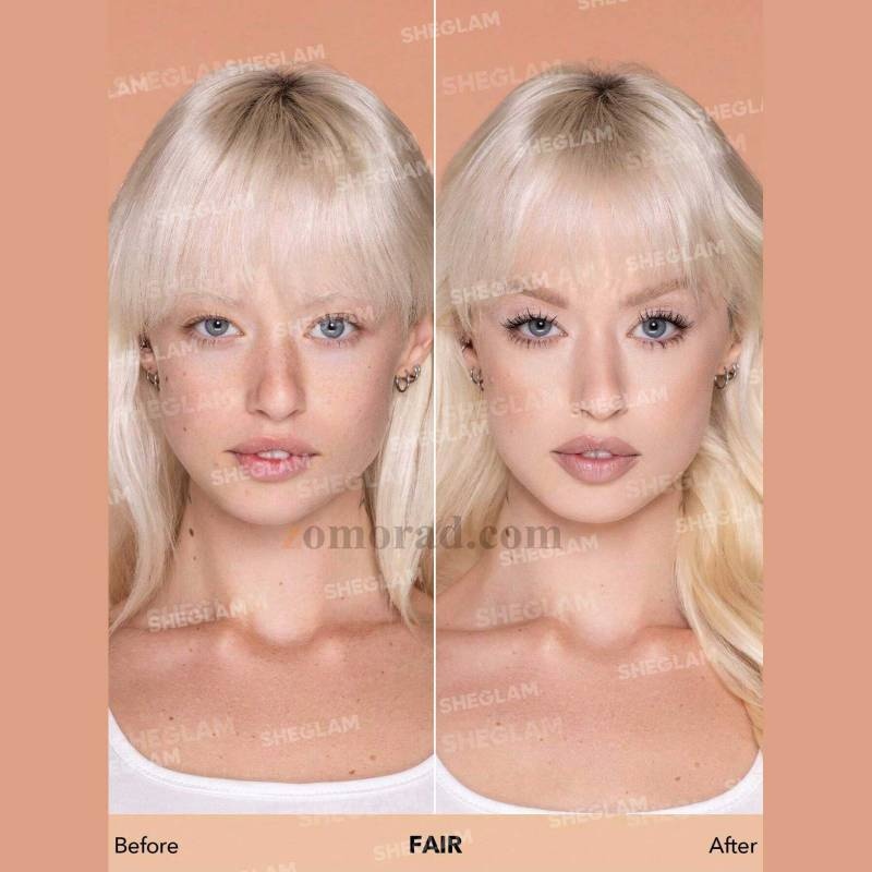 zomorad.com photo SHEGLAM Complexion Pro Long Lasting Breathable Matte Foundation Fair 02