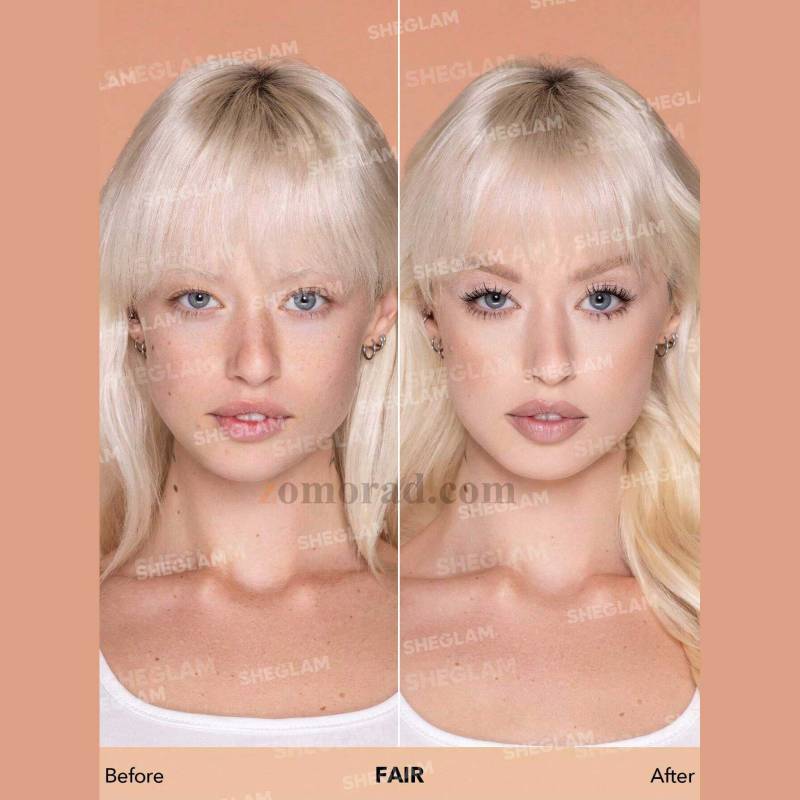 zomorad.com photo SHEGLAM Complexion Pro Long Lasting Breathable Matte Foundation Fair 02