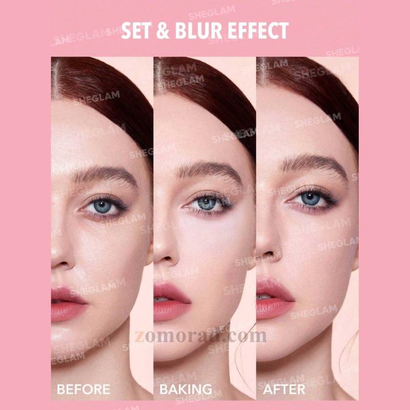 zomorad.com photo SHEGLAM Insta Ready Face Under Eye Setting Powder Duo Bubblegum 05