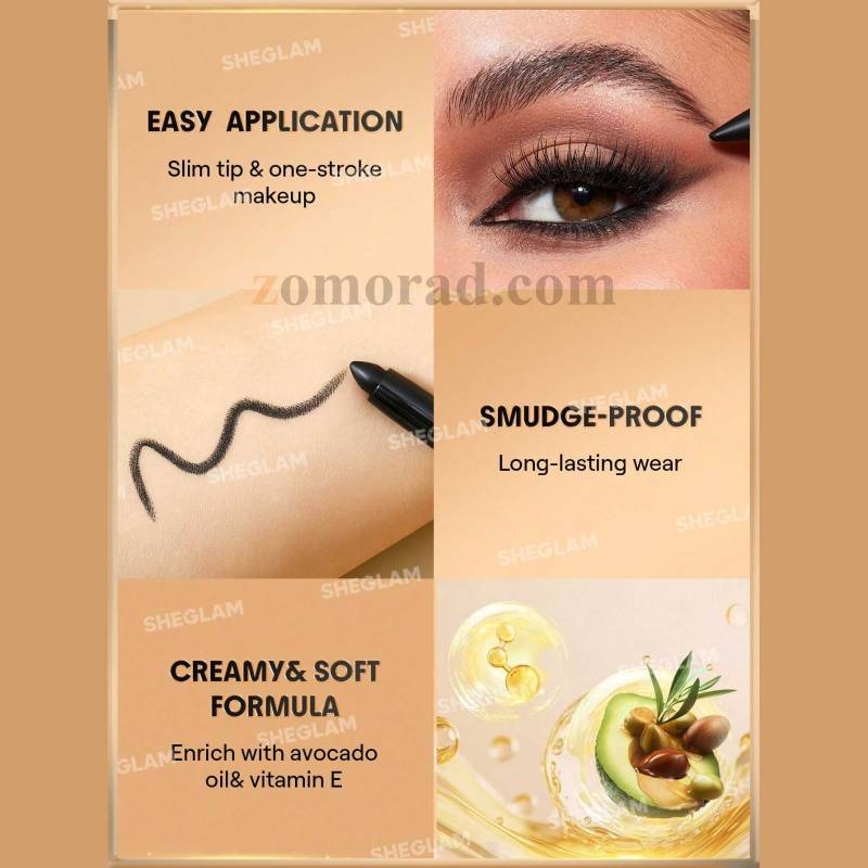 zomorad.com photo Sheglam Bold Moves Kohl Cream Eyeliner Pencil 03