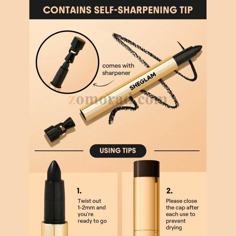 zomorad.com photo Sheglam Bold Moves Kohl Cream Eyeliner Pencil 08
