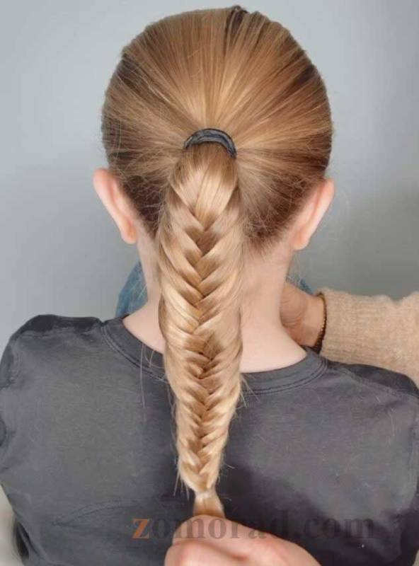 بافت مو تیغ ماهی