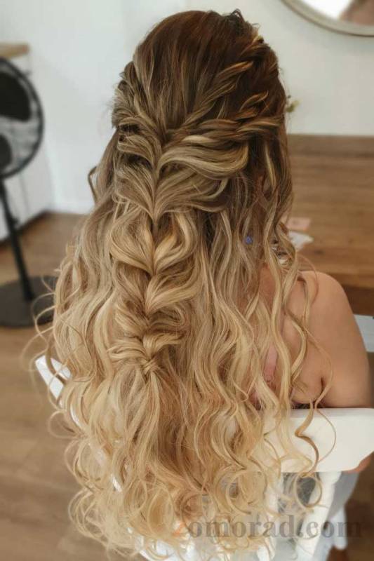 بافت نیمه‌باز مو