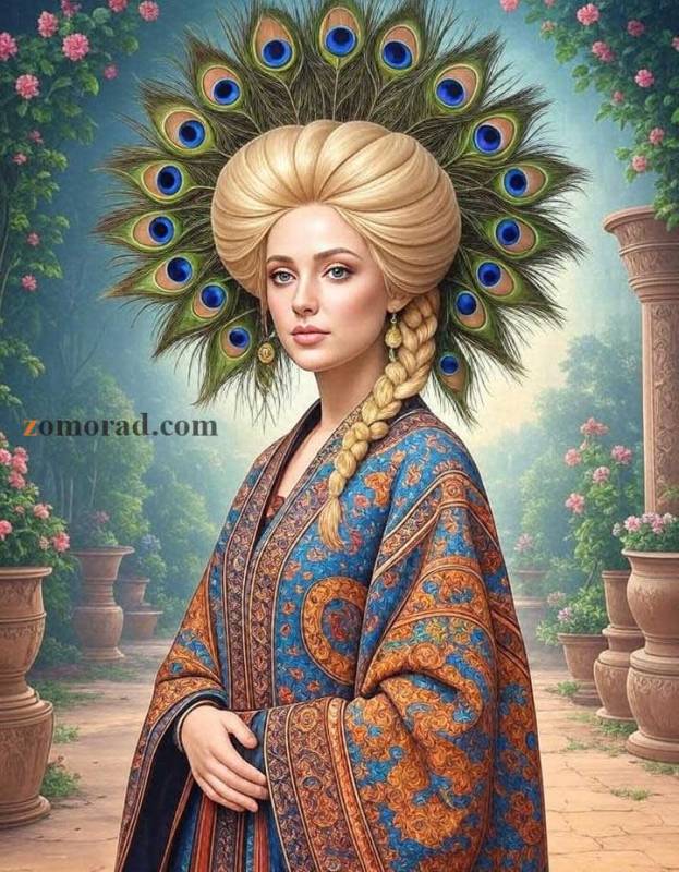 zomorad.com post دم‌طاووسی خلاقانه Artistic Peacock 01